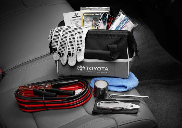 heatreflective survival blanket; and stainless steel scissors EMERGENCY ASSISTANCE KIT This multi-functional kit contains tools you may need for unexpected emergencies.