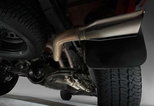TRD PERFORMANCE DUAL EXHAUST SYSTEM Hear your engine roar with style.
