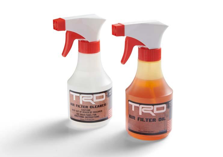 TRD PERFORMANCE AIR FILTER For optimal engine protection and performance, the TRD air filter offers superb filtration and enhanced airflow.