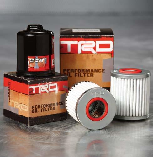 restriction TRD OIL CAP The legendary Toyota Racing Development logo is on display every time you pop the hood when you replace your