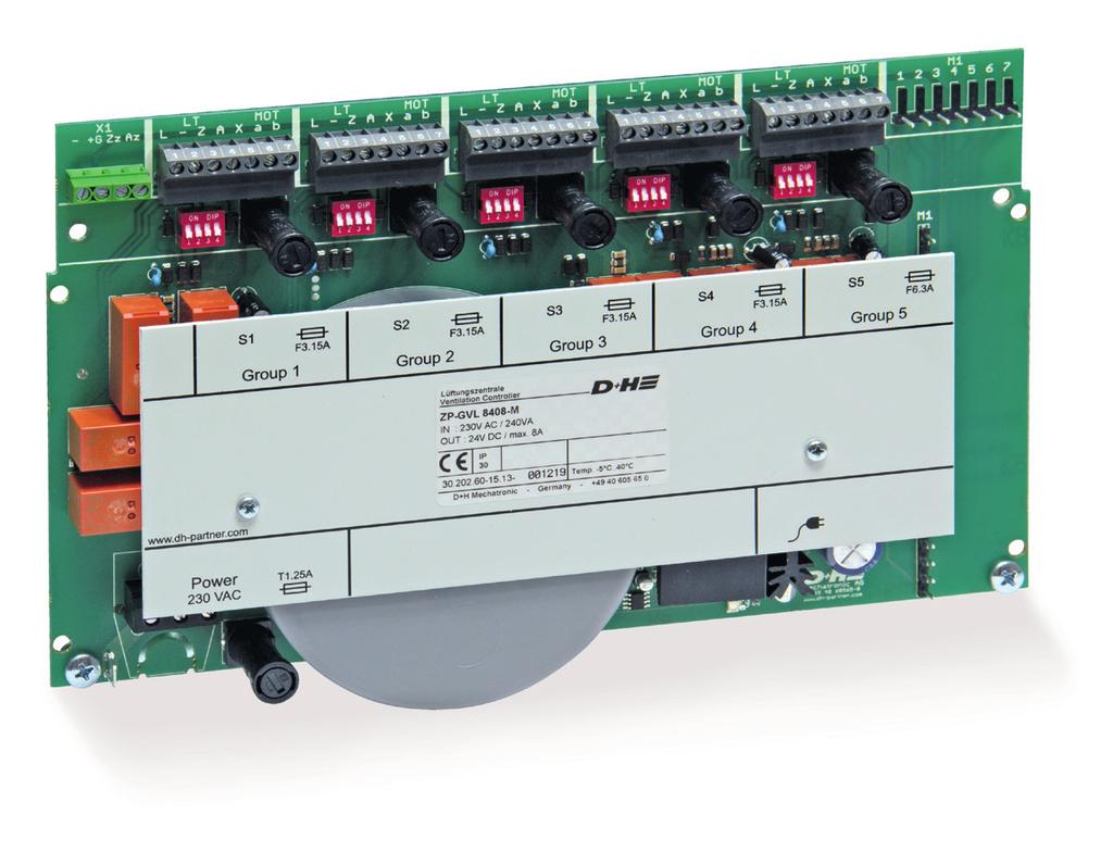 GVL Series GVL 8408-M CNV control panel Performance features Expandable