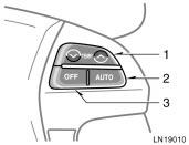 Press the A/C button for dehumidified heating or cooling. This setting clears the front view more quickly.
