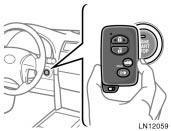 2. Start function actuation area Inside of the cabin The start function may not be activated, if the key is in the auxiliary box of the driver s side instrument panel and glove box, on the instrument