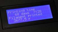 time and filament printed in meters.