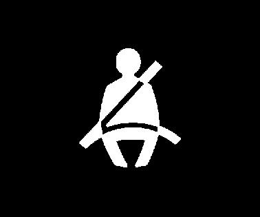 When the vehicle is started this light flashes and a chime comes on to remind drivers to fasten their safety belt.