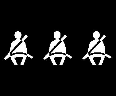 Then the light stays on solid until the belt is buckled. This cycle may continue several times if the passenger remains or becomes unbuckled while the vehicle is moving.