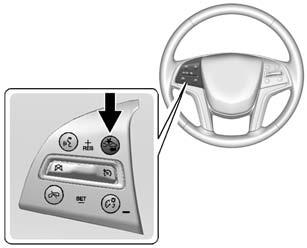 9-50 Driving and Operating Selecting the Alert Timing The Collision Alert control is on the steering wheel.