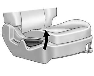 3-6 Seats and Restraints 2. Push and pull on the seatback to make sure it is locked. Power Reclining Seatbacks Memory Seats To recline a manual seatback: 1. Lift the lever. 2. Move the seatback to the desired position, and then release the lever to lock the seatback in place.