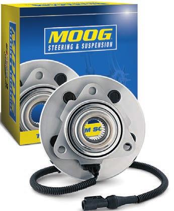 OFFERING THE FULL LINE OF MOOG CHASSIS PARTS Hub assemblies Ball joints Tie