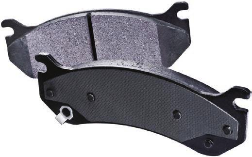 exceeds OE design for superior stopping power OE vane size with proper