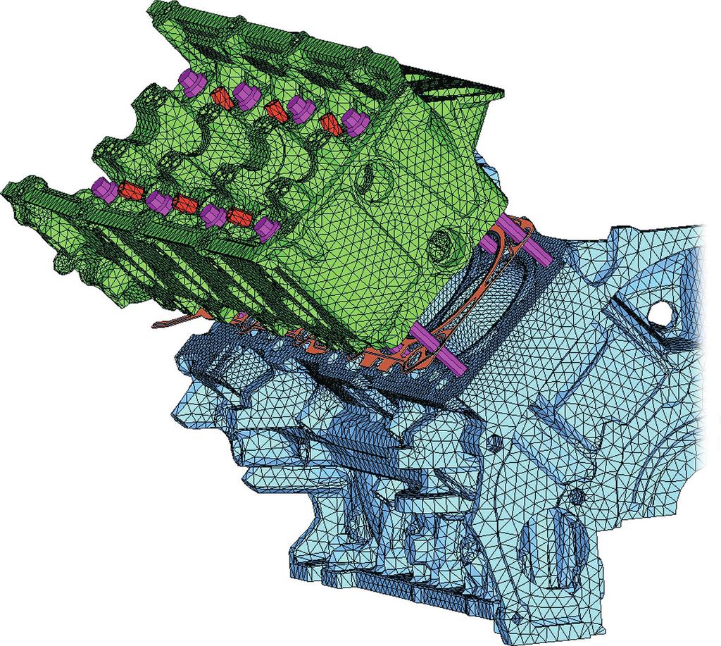 Abaqus offers a sophisticated environment for accelerating contact modeling and mesh creation.