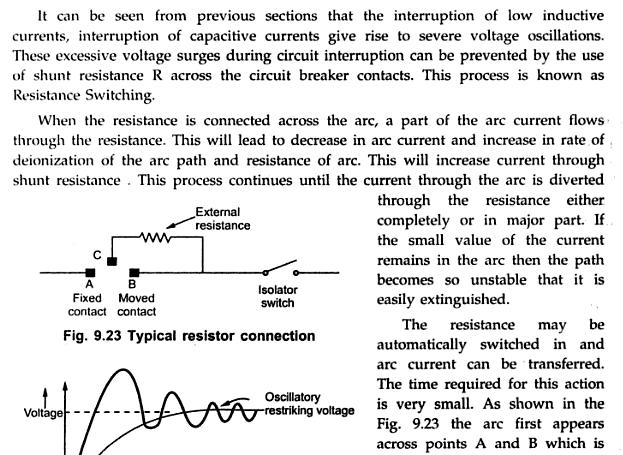 6) Explain Resistance switching with