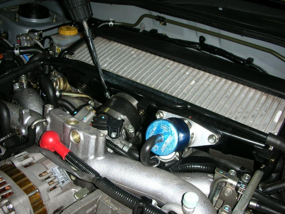 from the intercooler