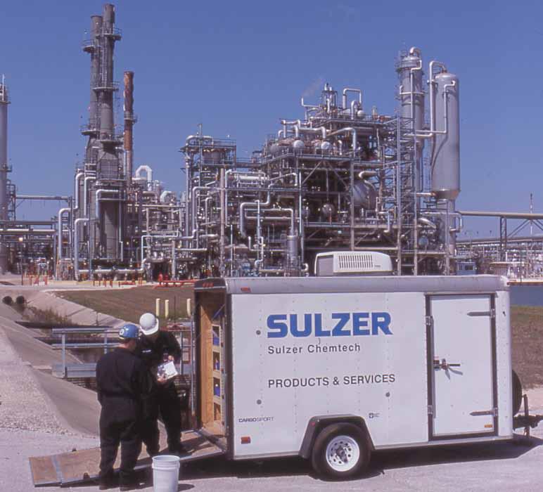 Sulzer Chemtech Turn Around Services (TAS) and Replacement Equipment for Mass Transfer