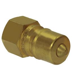 2 ISO B Brass Couplings ISO-B Brass CZ 1159 Temperature Range -15 deg C to +180 deg C. Viton seals. Part NumberSize BHISO-B02P 1/8 3.02 BHISO-B04P 1/4 2.85 BHISO-B06P 3/8 4.82 BHISO-B08P 1/2 7.