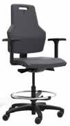 Fixed seat angle and permanent back contact, adjustable