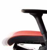 mesh backrest curbs any possibility to have perspiration built on your back by effectively releasing body heat while seated.