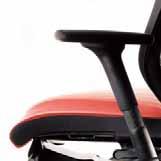 The neckrest (or headrest) minimized pressures on your neck disks with features of height and angle adjustments giving a support to either your