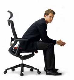 The freedom your whole body enjoys Humanism in T50 The best ergonomics in chair means you are not aware of being seated while on the chair.