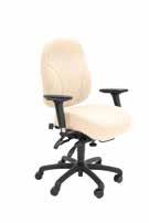 60 Large back chair Sprung steel inserted flexi pu arms 2 way adjustable Lumber Backrest tilt and height (ratchet) adjustable: 70mm