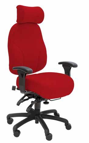 G+6 617.42 Task back / managers chair spynamics grande range G+6HR 737.66 Large back chair G+2 944.66 Large back chair Coccyx relief cut out 43.