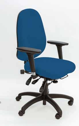 spynamics grande range SD11A3B 768.10 New profile SD11 bad back chair with 3 way adjustable arms. Shown in Camira Savile row stripes frenzy SD9 545.
