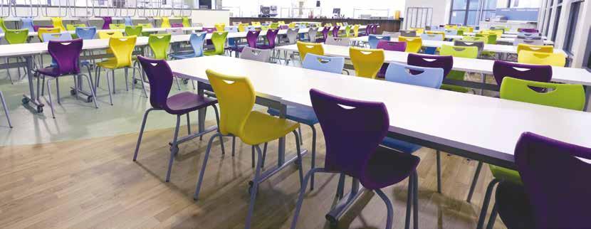 The EN chair is designed with a robust yet flexible shell and a fully welded frame. The chair is available in 16 different colour shells, meaning you can match to any decorated environment.
