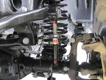 When installed backwards, the ring does not fit snugly against shaft. 3. ADJUST QUICKER DISCONNECT LENGTH At ride height the sway bar should be at approximately a 5 degree upward angle.