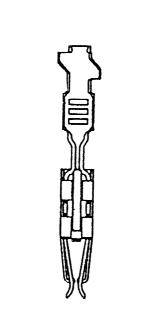 5mm Terminal - male Part No. 1 234 477 014 Suitable to connector plug contained in kit no.