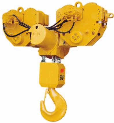 LIFTCHIN ir and Hydraulic Chain Hoists Dimensions of the LC & LCH Hoist / Trolley Combinations - 25 to 100 Ton Capacity Corresponding model numbers LC ir Series LC Hydraulic Series Nbr.