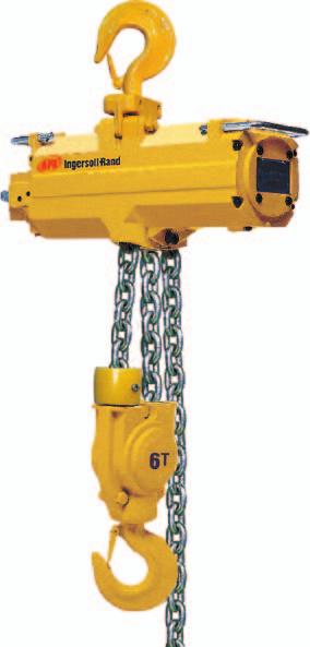 5 ton hoist / trolley combination Variable lengths of lift Chain buckets rticulated