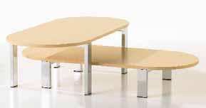 RA-4110-MM-CH Freestanding Pivoting Table 7000 Maple / Chrome Finish Also