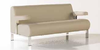 Finish / Leather Upholstery Also available as RA-6300 Three Seater - Armless RA-6102-CH Chair - Arms