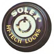 The Solex wording on the Solex locks can be removed and replaced with