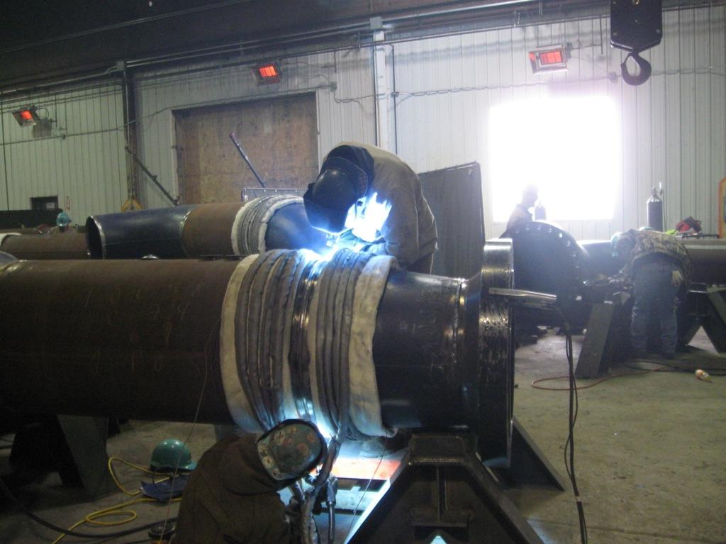 Pipe Fabrication Preheat Many fabrication shops require preheat for power plant and process pipe subassembly welding.
