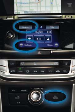 Playing Pandora Access music and information programming, location-based services, and social media through your vehicle s audio system. Download the HondaLink app to your phone from owners.honda.