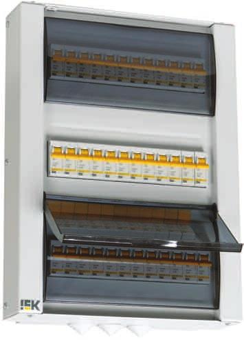 Modular distribution (SCHRn) and metering and distribution empty enclosures (SCHURn), LIGHT series LIGHT series empty enclosures are intended for assembling electrical distribution panels using