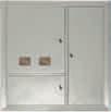 Designations SCHE-2-1 36 УХЛЗ IP31 SCHE floor distribution empty enclosure 2, 3, number of meters 1 design No.