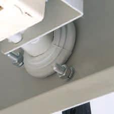 Door locking mechanism ensures high level of electrical safety.