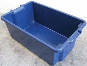 12L TOTE TRAY A tough small tote tray Ideal for small orders or parts storage Available in blue or grey VOLUME