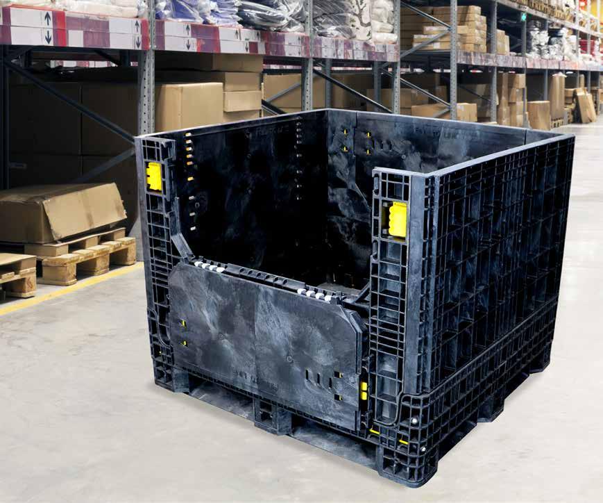COLLAPSIBLE BOX PALLET BOX PALLETS Structural foam construction Superior impact resistance and structural