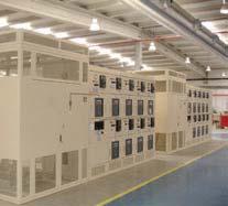 Manufacturing On the Spanish market, in addition to attending to the needs of the company s conventional sector, Auxiliary Services Panels, Relay Racks and Centralization Boxes were manufactured for