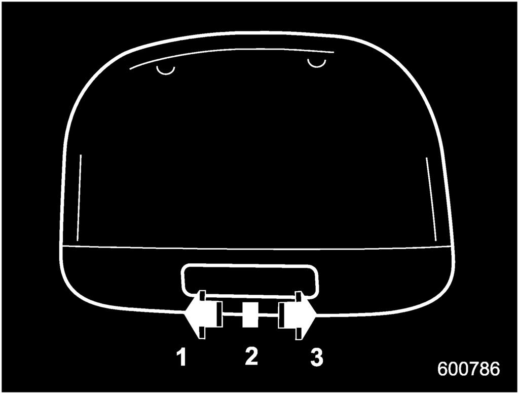 6-2 Interior equipment/interior lights Interior lights When leaving your vehicle, make sure the lights are turned off to avoid battery discharge. & Dome light.