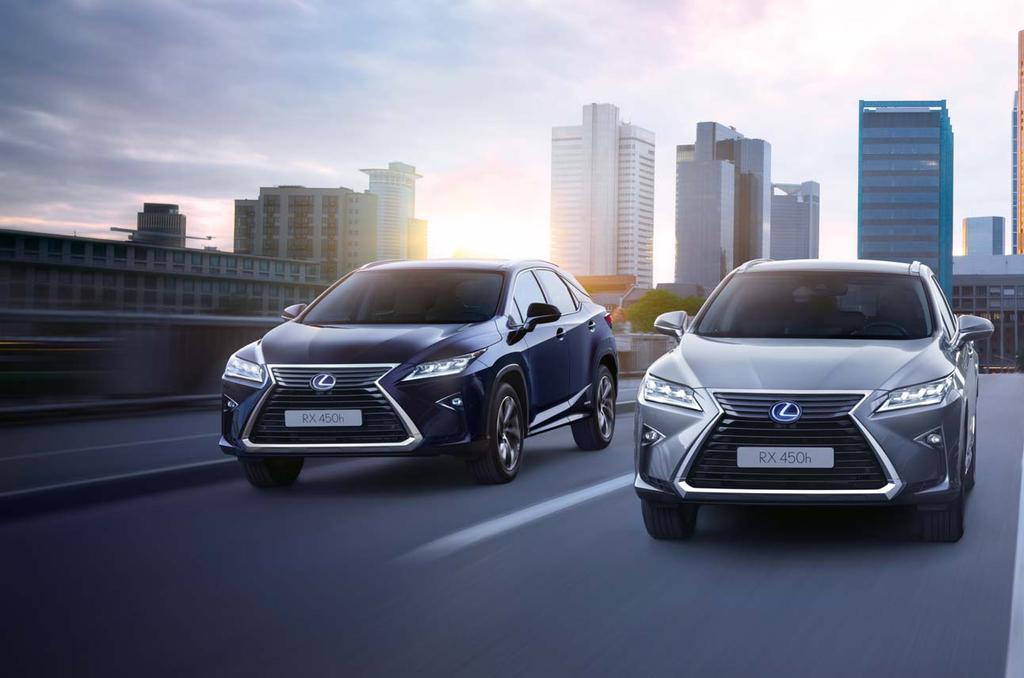 THE NEW RX 450h RANGE THE NEW RX 450h RX 450h: Full Hybrid performance and LED headlights.