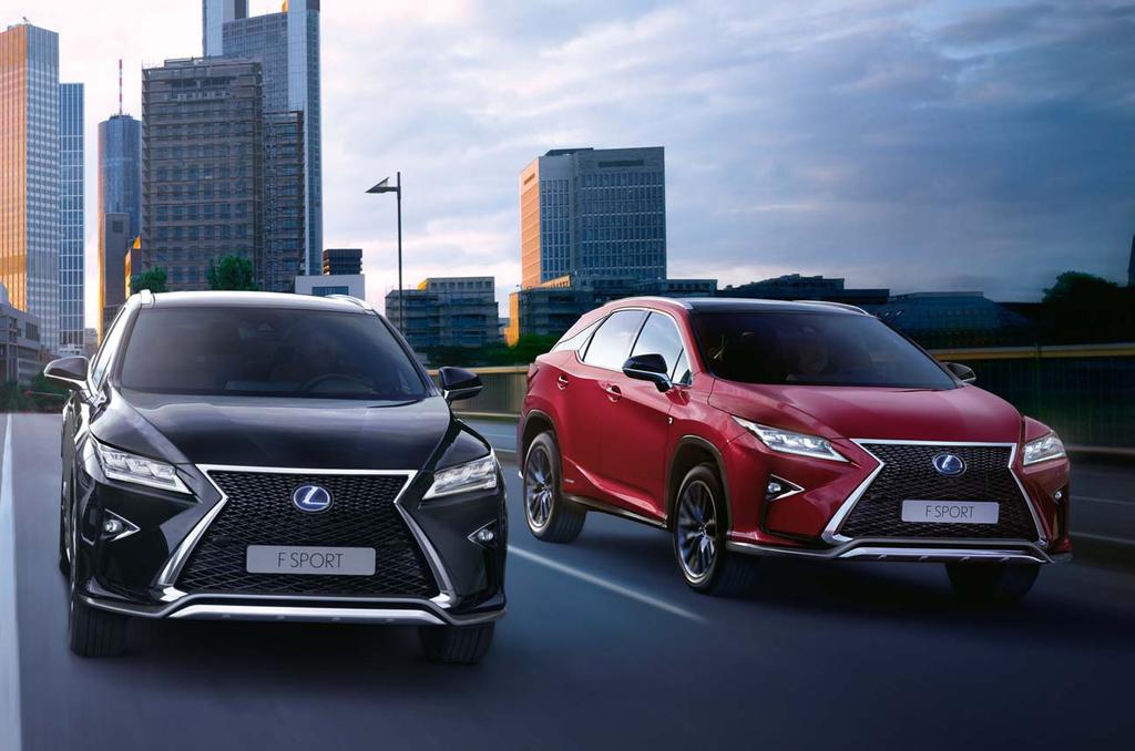 RX 450h F SPORT: Pioneering Lexus Hybrid Drive power, F SPORT-tuned Adaptive Variable Suspension and more reactive