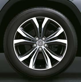 EXTERIOR FEATURES 18" ALLOY WHEELS Sophisticated 7-spoke alloy wheels come standard on the new