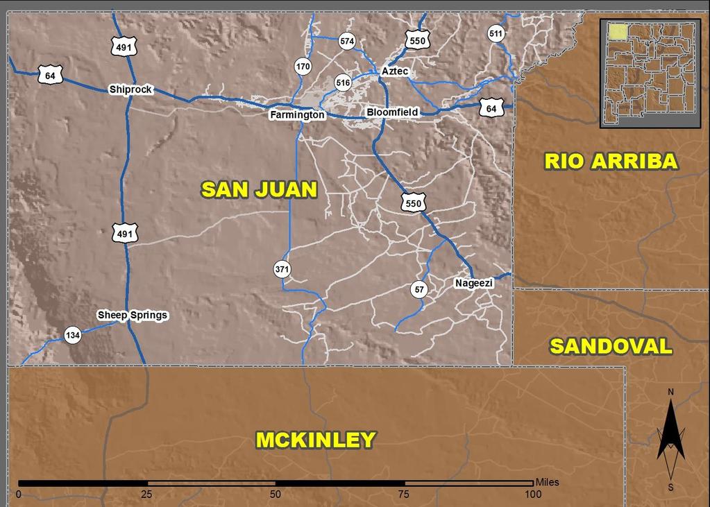 Aztec Produced for the New Mexico Department of Transportation, Traffic Safety Division, Traffic Records Bureau, Under Contract 58 by the University of New Mexico, Geospatial and Population Studies,