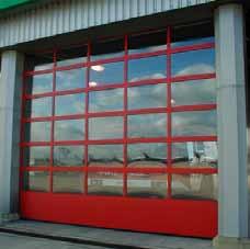 Glazed sectional overhead doors Gilgen glazed sectional overhead doors offer safe reliable access