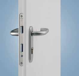 8 mm Rebate type Thick rebate Additional functions / performance characteristics Duty category S Climatic class III Three-way adjustable hinges, matt chrome-plated (optional) Door hinges selectable