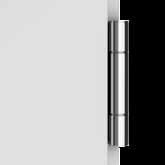 8 W/ (m² K) 38 db II Class C5 3 solid steel bolts on the hinge side make it practically impossible to force the door open.